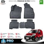 S-Dizayn Fiat Fiorino 3D Pro Havuzlu Paspas 2008-2020 A+ Kalite - Siyah