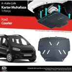 S-Dizayn Ford Courier Çelik Karter Muhafaza Koruma 2018-2023 A+ Kalite