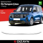 S-Dizayn Ford Courier Krom Ön Tampon Çıtası 2023 Üzeri A+ Kalite - (ClearEyelets)Black-RadiantOrchid