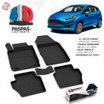 S-Dizayn Ford Fiesta 4D Havuzlu Paspas 2015-2017 A+ Kalite - Siyah