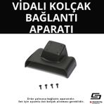 S-Dizayn Ford Focus 3 ABS Vidalı Kol Dayama Kolçak Alt Adaptör 2011-2014 A+Kalite