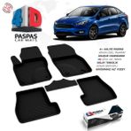 S-Dizayn Ford Focus 3 Makyajlı SD 4D Havuzlu Paspas 2015-2018 A+ Kalite - Siyah