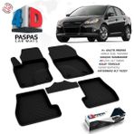 S-Dizayn Ford Focus 3 SD 4D Havuzlu Paspas 2011-2014 A+Kalite - Siyah