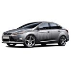 S-Dizayn Ford Focus 3 SD Krom Cam Üst Çıtası 8 Prç 2011-2018