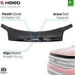 S-Dizayn Ford Uyumlu Connect ABS Plastik Kaput Rüzgarlığı 2009-2014 A+Kalite Parça