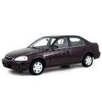 S Dizayn Honda Civic Krom Cam Çıtası 4 Prç 1998-2002