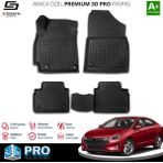 S-Dizayn Hyundai Elantra 3D Pro Havuzlu Paspas 2020 Üzeri A+ Kalite - Siyah
