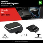 S-Dizayn Hyundai İ20 Kol Dayama Kolçak ABS Vidalı Gri 2014-2020 A+Kalite