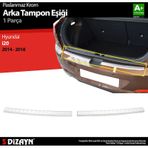 S-dizayn Hyundai İ20 Krom Arka Tampon Eşiği 2014-2018