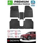 S-Dizayn Hyundai Ioniq 5 3D Pro Havuzlu Paspas 2025 Üzeri A+ Kalite 3DS-SDZ295 - Siyah