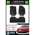 S-Dizayn Hyundai Ioniq 6 3D Pro Havuzlu Paspas 2022 Üzeri A+ Kalite 3DS-SDZ279 - Siyah