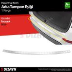 S-dizayn Hyundai Tucson 4 Krom Arka Tampon Eşiği 2021 Üzeri
