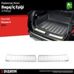 S-Dizayn Hyundai Tucson 4 Krom Bagaj İç Eşiği 2021 Üzeri