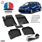 S-Dizayn Kia Rio 3 4D Havuzlu Paspas 2011-2016 A+Kalite - Siyah