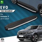 S-Dizayn Kia Sorento 3 Evo Krom Yan Basamak 183 Cm 2014-2020