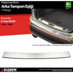 S-dizayn Mercedes B Class W245 Krom Arka Tampon Eşiği 2005-2008