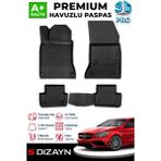 S-Dizayn Mercedes Cla 3D Pro Havuzlu Paspas 2013-2019 A+ Kalite - Siyah