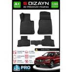S-Dizayn Mercedes Glc Coupe 3D Pro Havuzlu Paspas 2015 Üzeri A+ Kalite 3DS-SDZ222 - Siyah