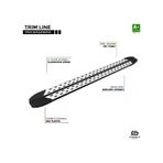S-Dizayn Mercedes Sprinter W901 Uzun Şase Trimline Gri Yan Basamak 315 cm 1998-2006 A+ Kalite