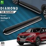 S-dizayn Nissan Qashqai 3 Diamond Krom Yan Basamak 173 Cm 2021 Üzeri