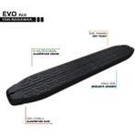 S-Dizayn Nissan Qashqai Evo Siyah Yan Basamak 173 cm 2007-2014 A+ Kalite