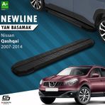 S-Dizayn Nissan Qashqai Newline Siyah Yan Basamak 173 cm 2007-2014 A+ Kalite