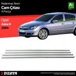 S-Dizayn Opel Astra H Sd Krom Cam Çıtası 4 Prç 2008-2013