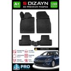 S-Dizayn Opel Astra J 3D Pro Havuzlu Paspas 2012-2020 Üzeri A+ Kalite 3DS-SDZ152 - Siyah