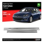 S Dizayn Opel Astra J HB Krom Cam Çıtası 4 Prç 2010 Üzeri