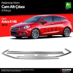 S-Dizayn Opel Astra K Hb Krom Cam Çıtası 6 Prç. 2015-2022