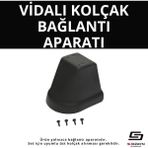 S-Dizayn Opel Corsa C ABS Vidalı Kol Dayama Kolçak Alt Adaptör 2001-2011 A+Kalite