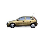 S Dizayn Opel Corsa C Krom Cam Çıtası 4 Prç 2000-2006
