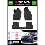 S-Dizayn Opel Corsa D 3D Pro Havuzlu Paspas 2006-2014 A+ Kalite 3DS-SDZ169 - Siyah