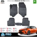 S-Dizayn Opel Corsa F 3D Pro Havuzlu Paspas 2019 Üzeri A+ Kalite - Siyah