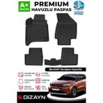 S-Dizayn Opel Frontera Benzinli 3D Pro Havuzlu Paspas 2025 Üzeri A+ Kalite - Renk - Siyah