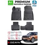 S-Dizayn Opel Grandland x Hybrid 3D Pro Havuzlu Paspas 2025 Üzeri A+ Kalite - Siyah