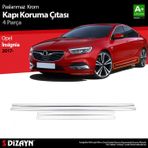 S-Dizayn Opel İnsignia Krom Kapı Koruma Çıtası 4 Prç. 2017 Üzeri