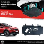 S-Dizayn Peugeot 2008 1.5 Dizel Çelik Karter Muhafaza Koruma 2017 Üzeri A+ Kalite