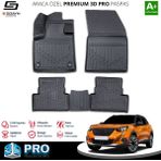 S-Dizayn Peugeot 2008 3D Pro Havuzlu Paspas 2020-2023 A+ Kalite - Siyah