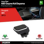 S-Dizayn Peugeot 301 Kol Dayama Kolçak Geçmeli ABS Gri 2012-2017 A+ Kalite