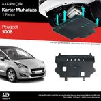 S-dizayn Peugeot 5008 Çelik Karter Muhafaza Koruma 2013-2016 A+ Kalite