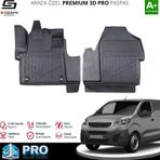 S-Dizayn Peugeot Expert Panelvan 3D Pro Havuzlu Paspas Ön 2'li 2016 Üzeri A+ Kalite