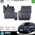 S-Dizayn Peugeot Expert Traveller 3D Pro Havuzlu Paspas 2016 Üzeri A+ Kalite