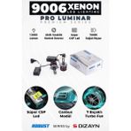 S-Dizayn Pro Luminar LED Xenon 9006 / 60W / 12000LM / 7000K A+ Kalite - Beyaz - Sdizayn