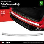 S-Dizayn Renault Austral Krom Arka Tampon Eşiği 2023 Üzeri A+ Kalite - 01-Siyah