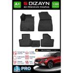 S-Dizayn Renault Austral Mild Hybrid 3D Pro Havuzlu Paspas 2023 Üzeri A+ Kalite 3DS-SDZ051 - Siyah