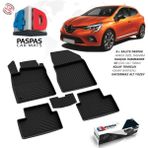 S-Dizayn Renault Clio 5 4D Havuzlu Paspas 2019 ve Üzeri A+Kalite - Siyah