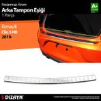 S-Dizayn Renault Clio 5 Krom Arka Tampon Eşiği 2019 Üzeri - Gri