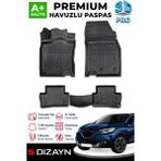 S-Dizayn Renault Kadjar 3D Pro Havuzlu Paspas 2015 Üzeri A+ Kalite - Siyah