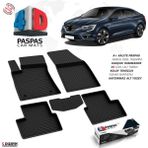 S-Dizayn Renault Megane 4 Sedan 4D Havuzlu Paspas 2016-2020 A+Kalite - Siyah